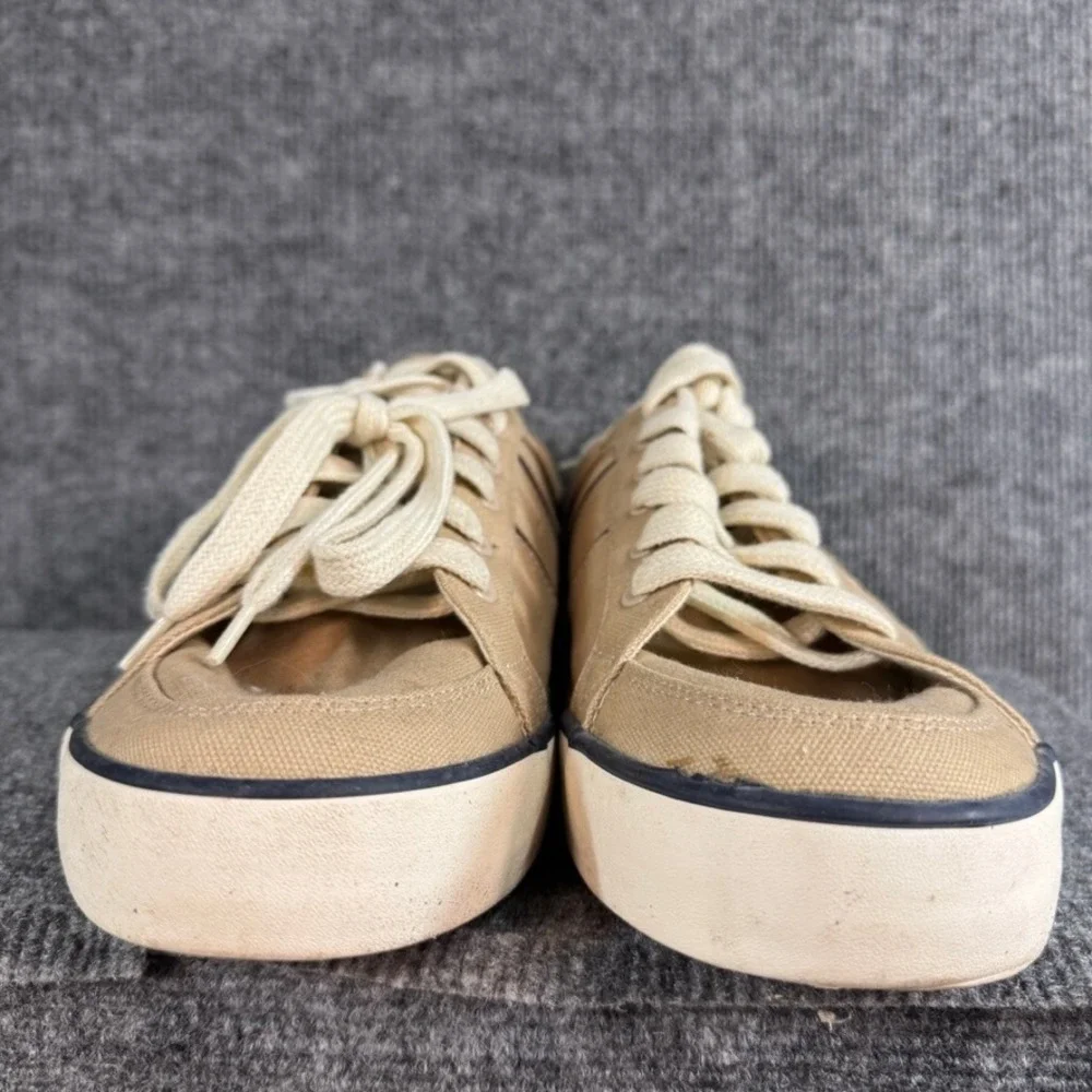 Polo Ralph Lauren Bolingbrook Tan Canvas Low Top Sneakers Mens 13 D